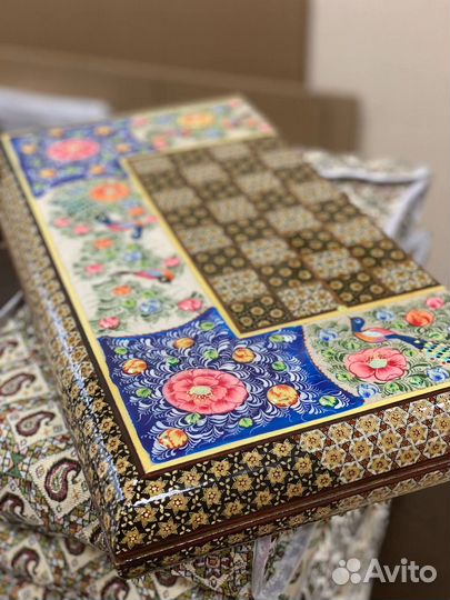 Шахматы-Нарды Хатам Иран Ручная Работа