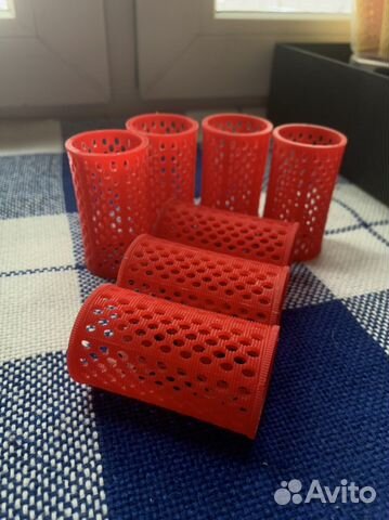 Бигуди красные 4см 23штуки