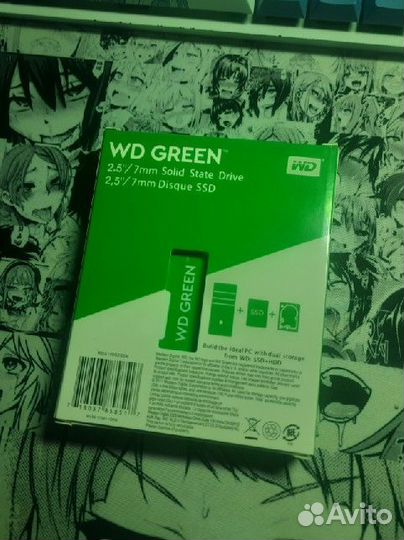 SSD накопитель WD green 480GB