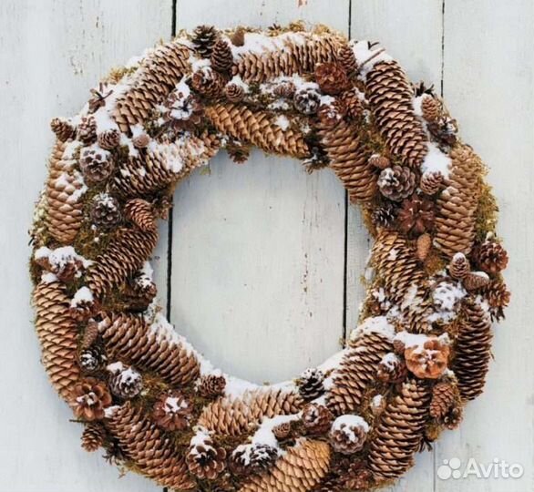 Шишки еловые. Природный материал для творчества