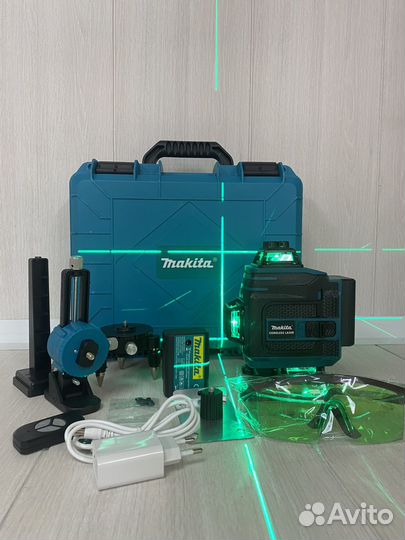 Лазерный уровень Makita 4D нивелир 16 линий