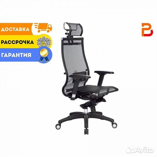 Кресло метта Samurai Black Edition