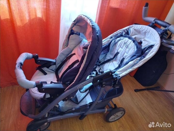 Прогулочная коляска для двойни или погодок