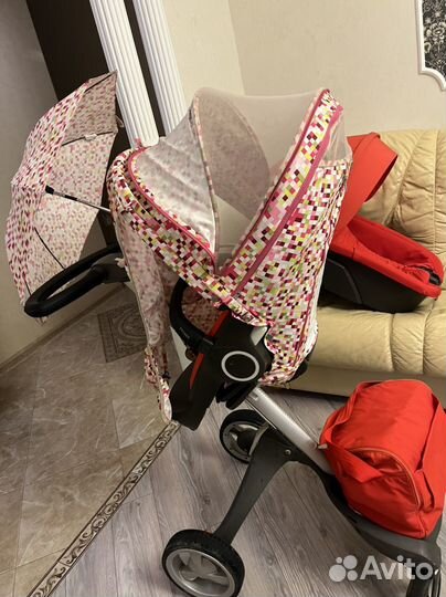 Коляска Stokke xplory 2 в 1 + летний кит