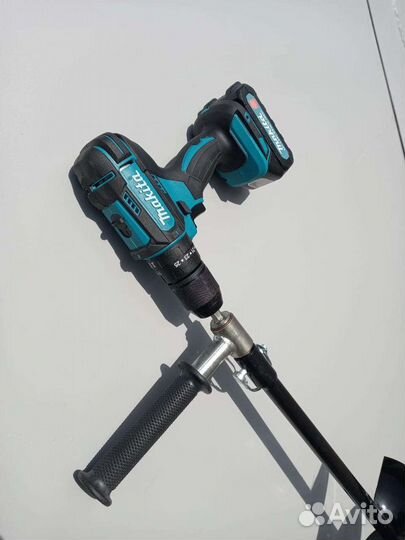 Ледобур с шуруповертом (адаптер переходник)