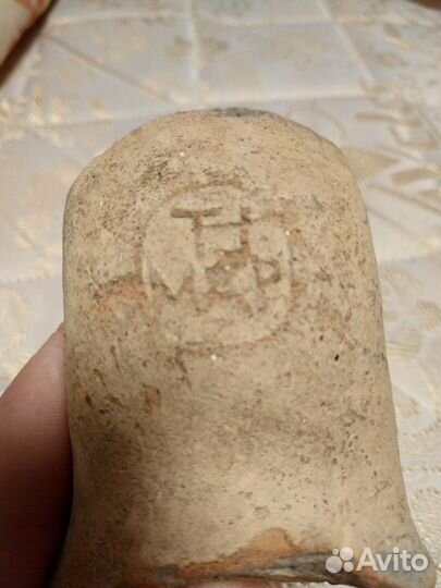 Фрагмент ручки амфоры греческой с клеймом