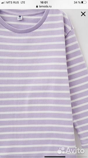 Кофта Лонгслив uniqlo новый на рост 160