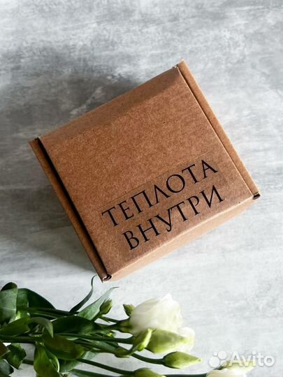 Свеча ручной работы, натуральный соевый воск