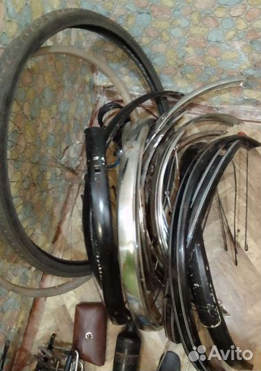 Багажник,замок,катафоты,педали