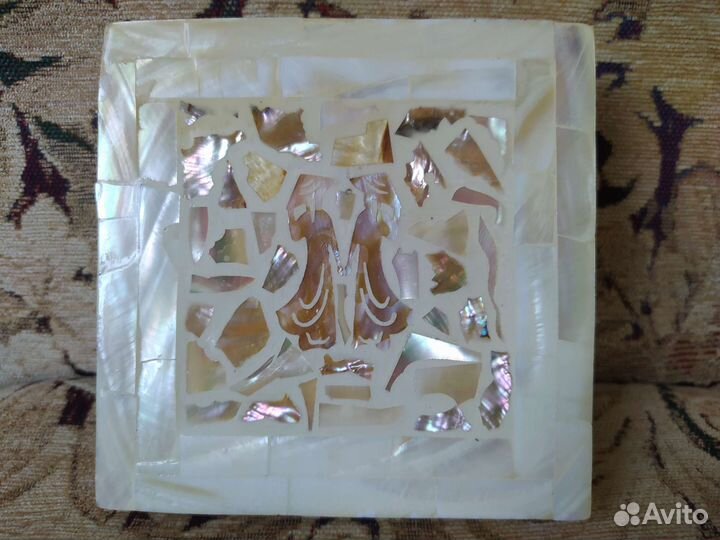 Перламутр подставки винтаж