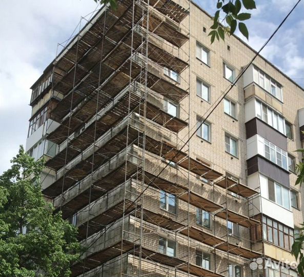 Строительные леса от 60 м2 до 100 м2