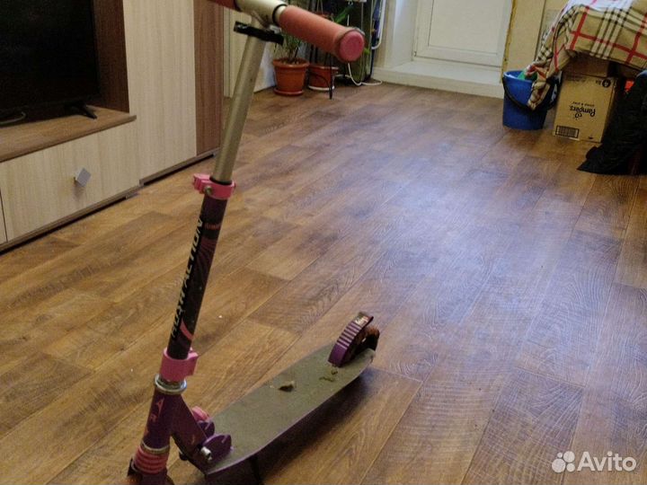 Самокат детский(розовый)