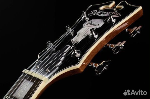 Полуакустическая гитара DAngelico + Аксессуары