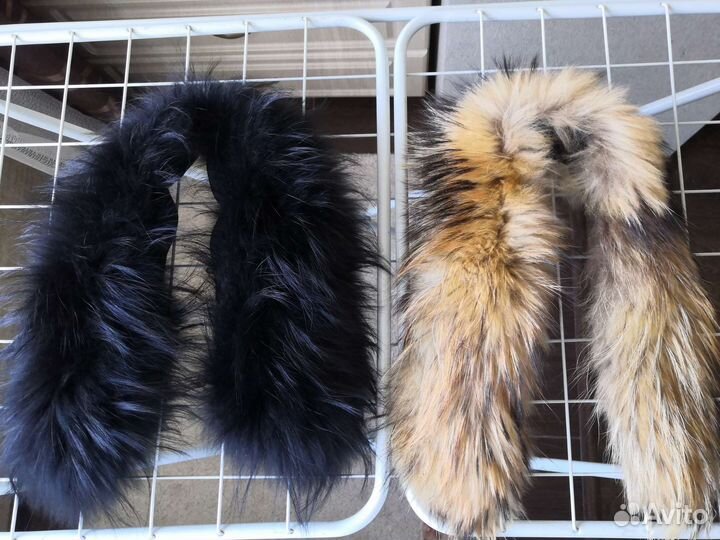 Меховой воротник песец