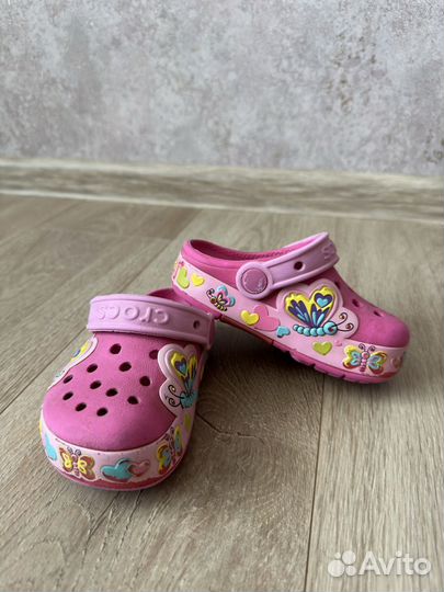 Crocs для девочки 24 размер