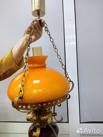 Люстра винтаж керосинка Югославия