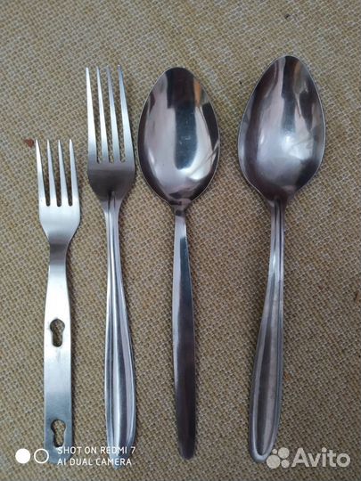 Новые алюминиевые Ложка Вилка