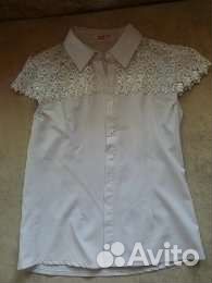 Рубашка школьная для девочки 164