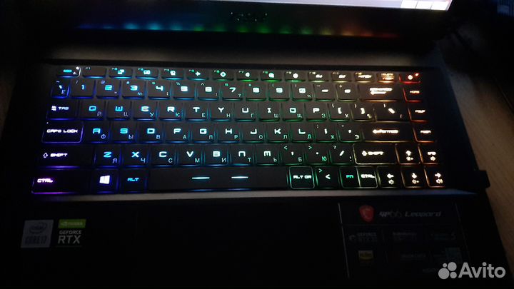 Игровой ноутбук msi GP66 leopard. rtx3070