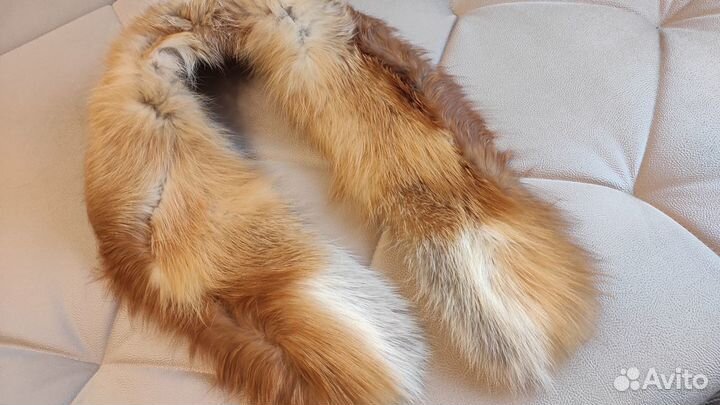 Воротник из рыжей лисы