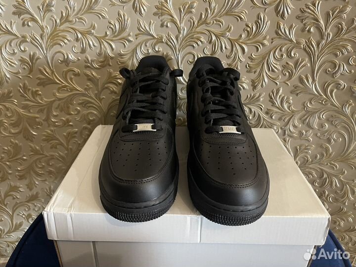 Nike air force 1 low black оригинал
