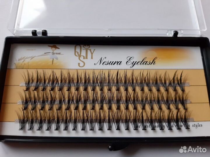 Ресницы пучки, Nesura Eyelash 20D, Kimcci 20D