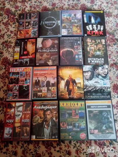 Диски DVD с фильмами,мультфильмами,музыкой