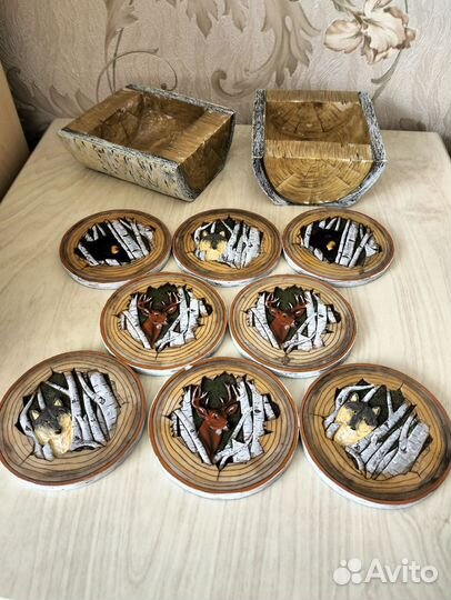 Подставки для пивных бакалов охотник