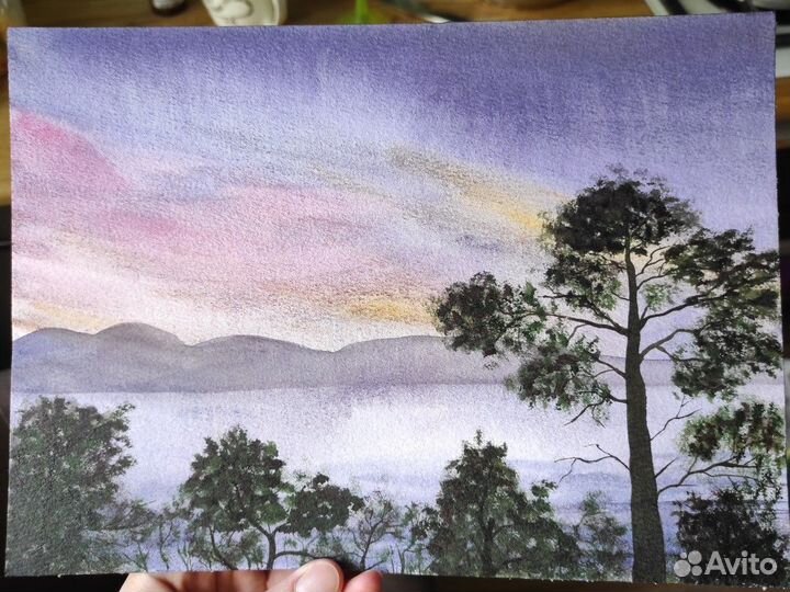 Картины акварелью в наличии и под заказ