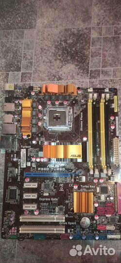 Материнская плата asus p5qd turbo