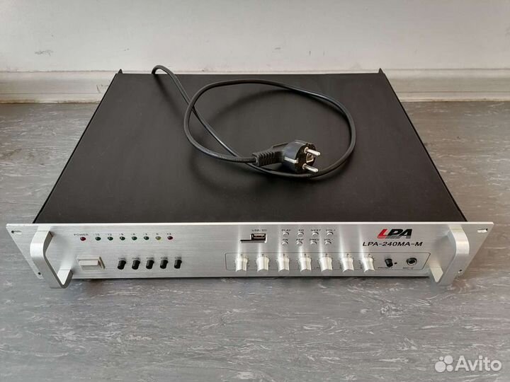 Усилитель LPA-240, музыка в магазин кафе ресторан