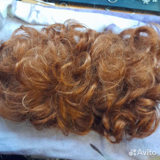 Накладка для причёски:рыжая, чёрная, т.русый