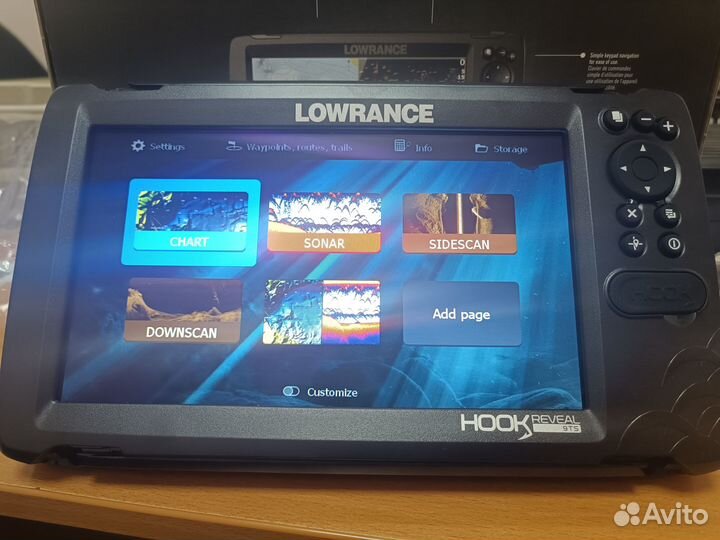 Эхолот Lowrance hook reveal 9