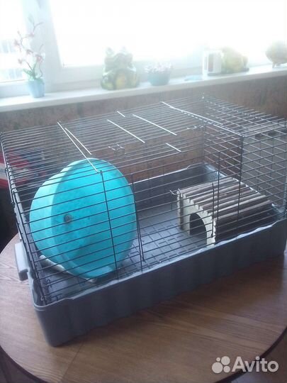 Клетка для грызунов,колесо, домик