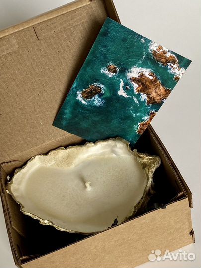 Свеча «Раковина» парфюмированная