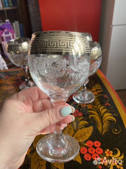 Набор бокалов, рюмок, фужеров