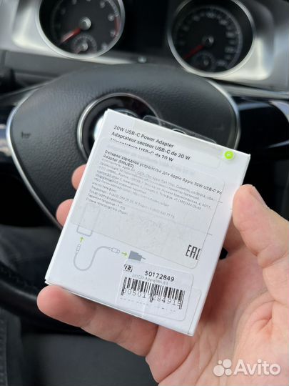 Сетевое зарядное устройство Apple 20w оригинал