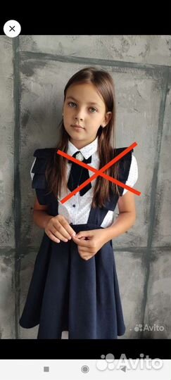 Галстук, брошь для школы