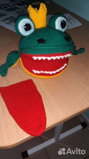 Вязаные игрушки ручной работы для логопеда
