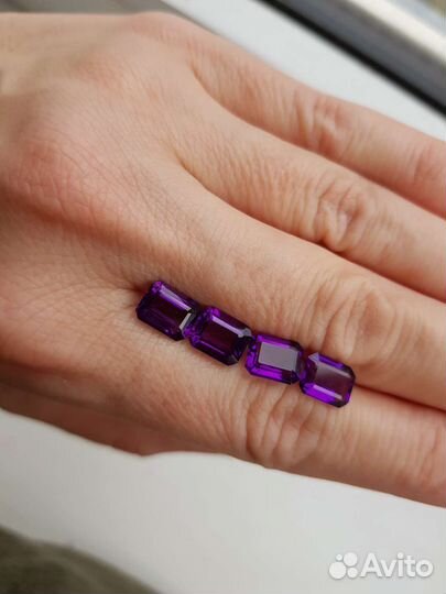 Аметисты натуральные