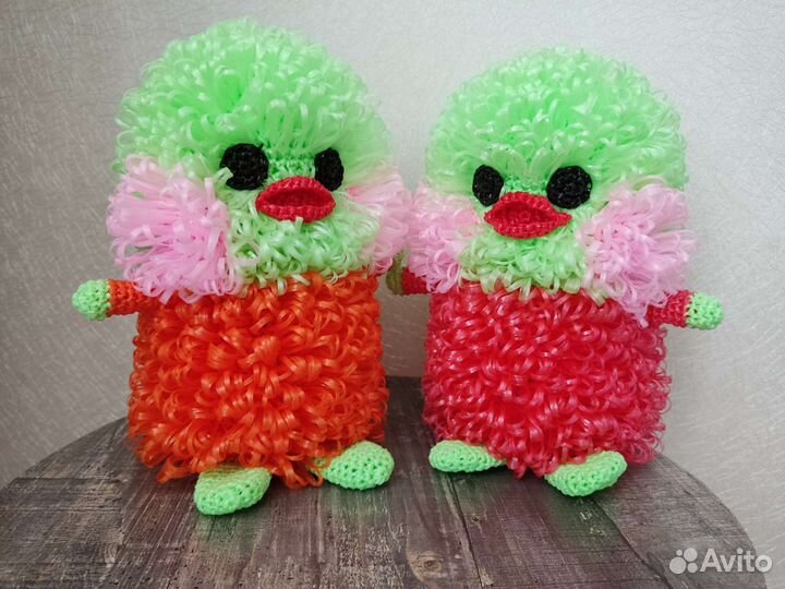 Мочалки ручной вязки