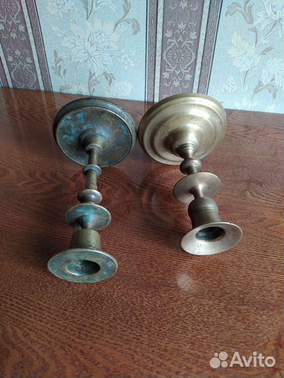 Подсвечник латунь на одну свечу