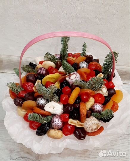 Новогодние продуктовые корзины