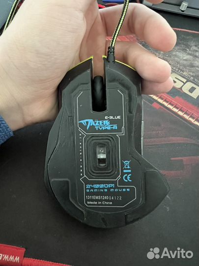 Игровая мышь Mazer type R e-3lue