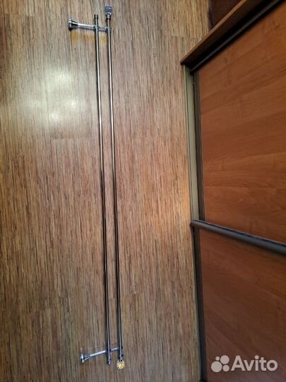 Карниз для штор двухрядный металлический