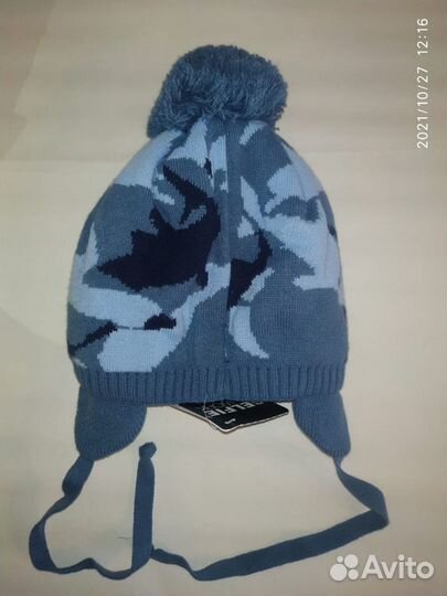 Комплект зимний шапка+ снуд