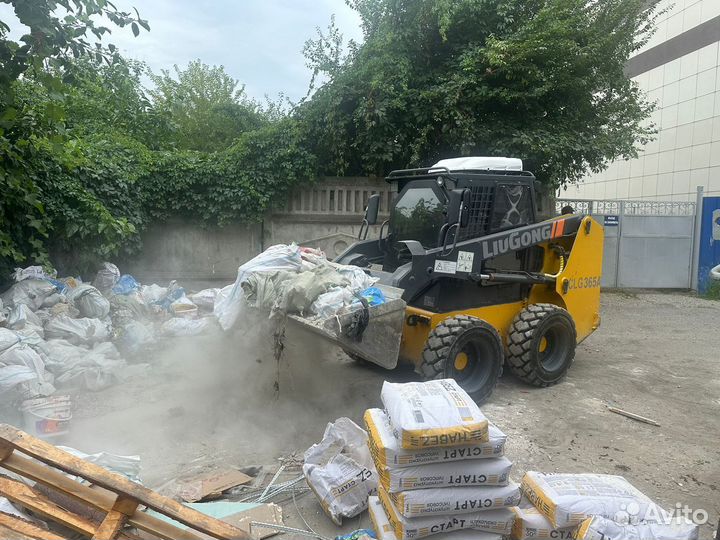 Услуги мини погрузчика бобкат бобкет