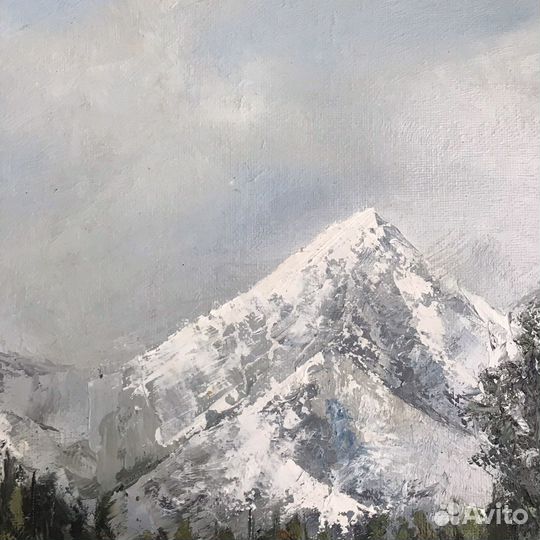 Картина маслом «Горы»