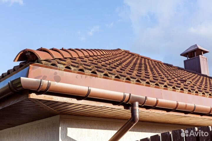 Желоб водосточный пластиковый