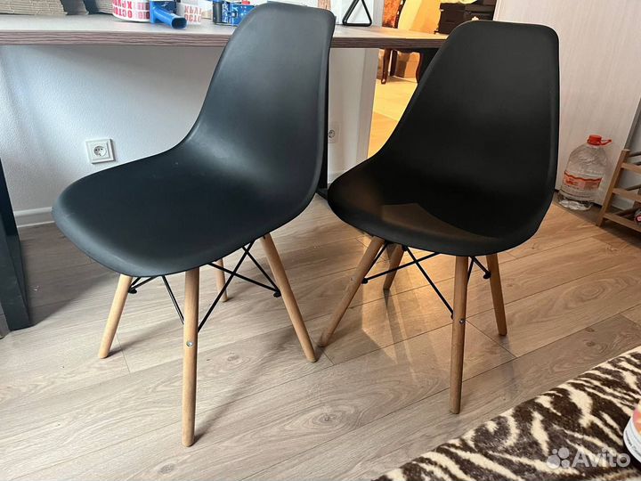 Стул для кухни DSW Style чёрный 2 шт